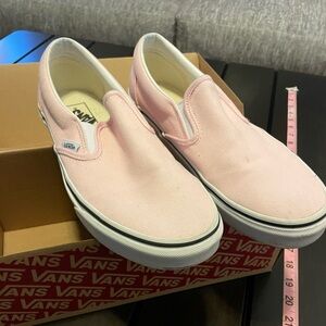 Vans  Pink Classic Slip-On Shoes